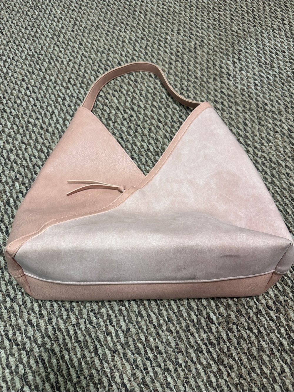 Ulta Beauty Blush Pink Asymmetrical Shoulder Tote